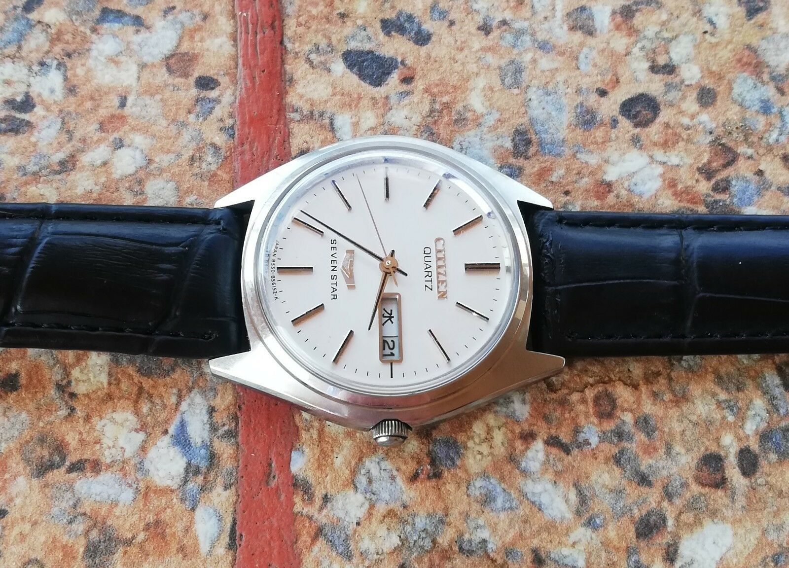 Citizen Seven Star Quartz 4-853601 Y Kanji JDM 8550 December 1978