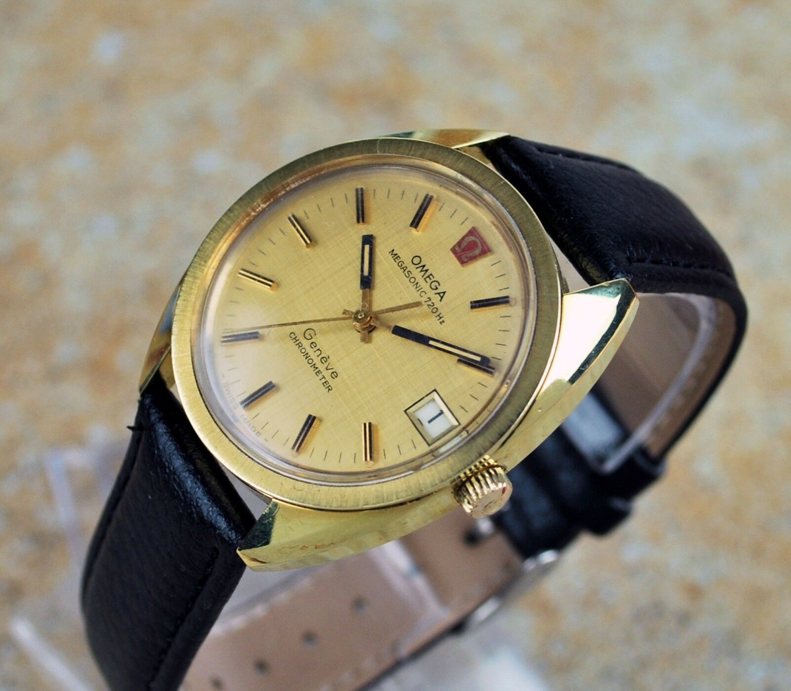 Omega Geneve Megasonic 720Hz Chronometer ref.198 0065 for Parts or