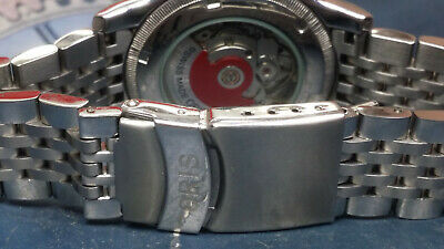 Oris 25J Automatic Eta 2846 Movement Mens Analog Calender Dial