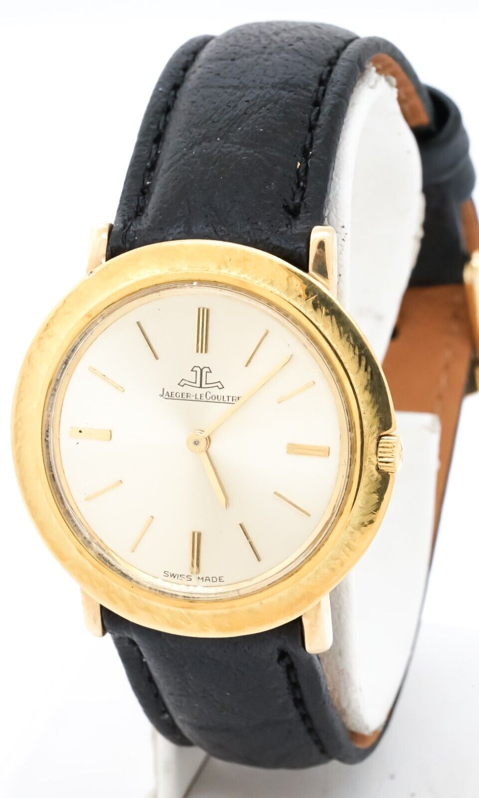 Jaeger LeCoultre 18k Yellow Gold Manual Winding Mens Dinner Watch