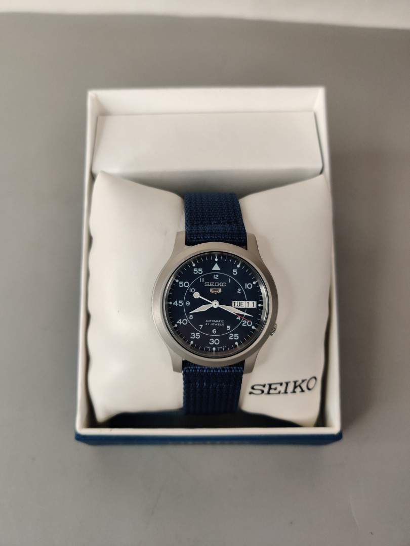 Seiko 5 SNK807K2 Military Automatic mens watch SNK807