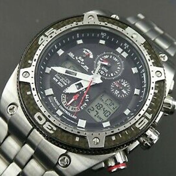 Citizen Eco Drive Gents Promaster Carbon WR200 Radio Controlled watch JY007554E WatchCharts
