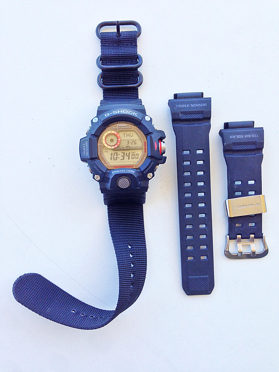 G shock clearance zulu strap