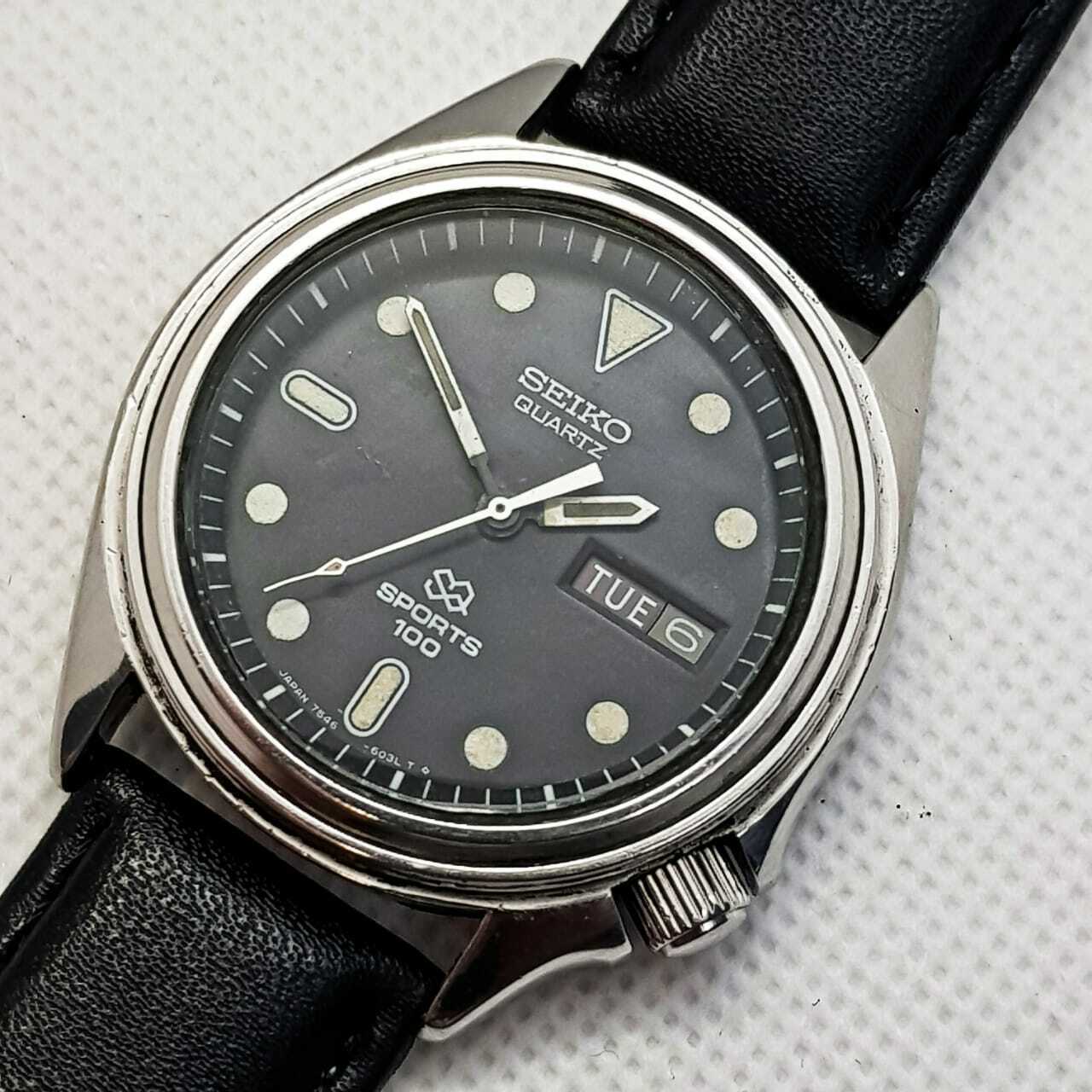Vintage Seiko Sports 100 Quartz Divers Men's Watch 7546-6040 | WatchCharts