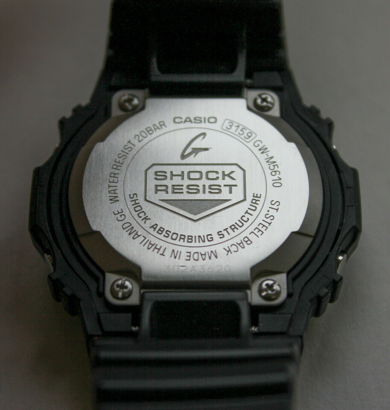 Casio Gw M5610 1er G Shock Digital Wristwatch Used Watchcharts