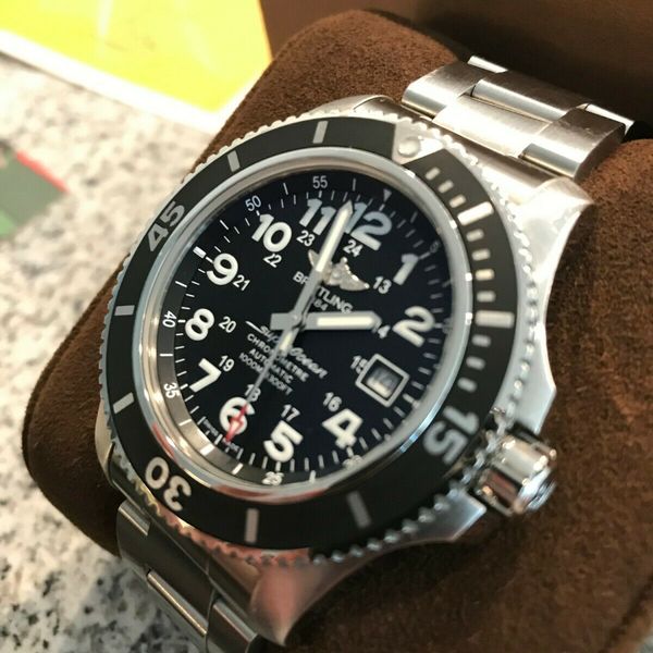 Breitling Superocean Chronograph II Black Dial 44mm Automatic Mens Watch - A1334102/BA82 main image 1
