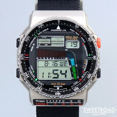 CITIZEN D120-312538 デジタル Citizen D120-312538TA Chronograph Digital Wind Jack Quartz