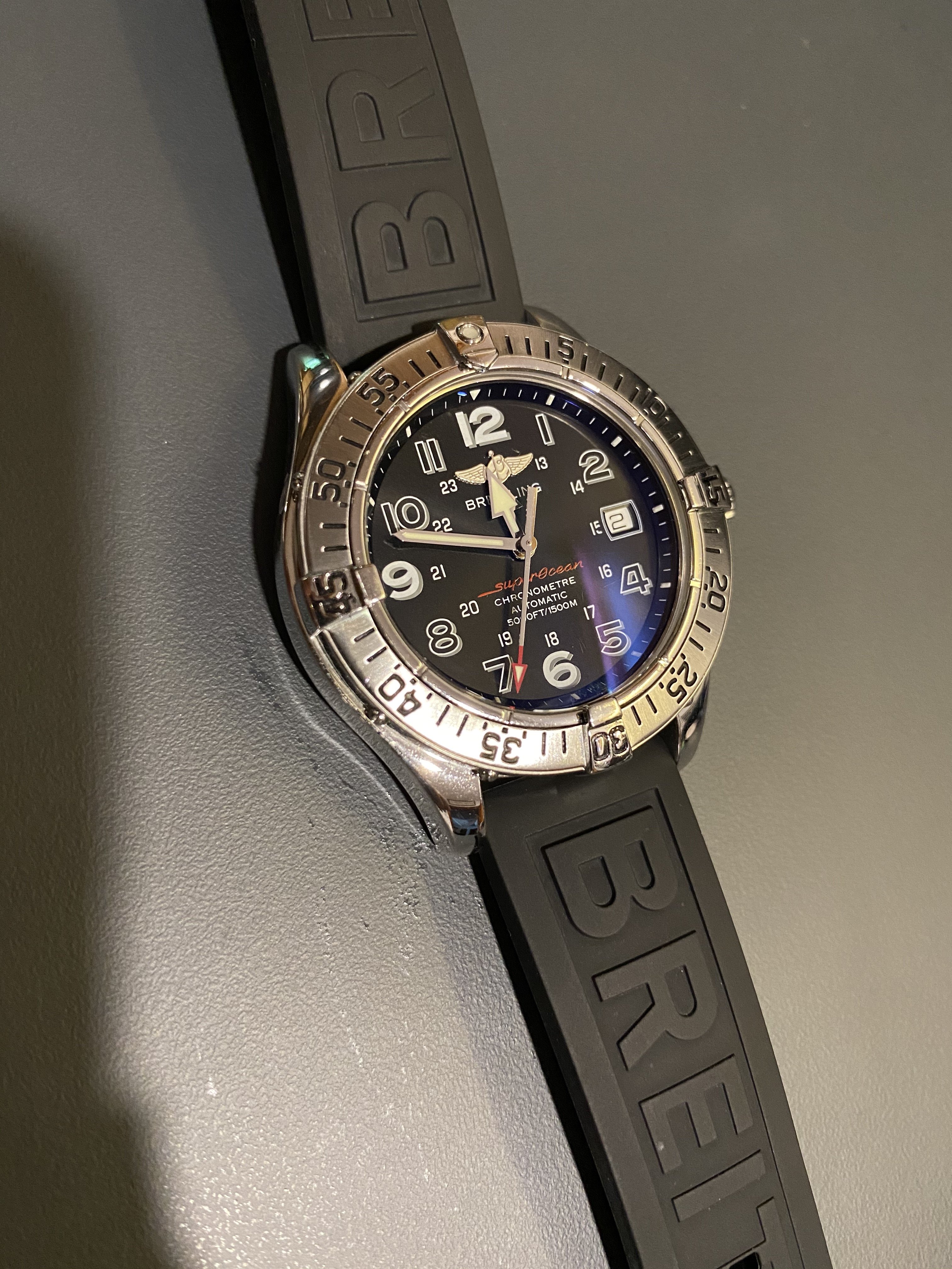 Wts Breitling Superocean A Shadow Serial Number Watchcharts