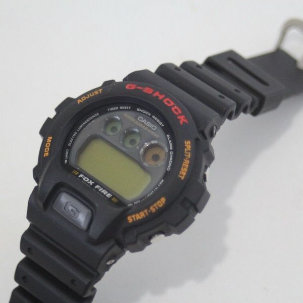 Watch Casio G Shock Wrist Hand Watch 12 Dw 6900 Fox Fire bar As Is Watchcharts