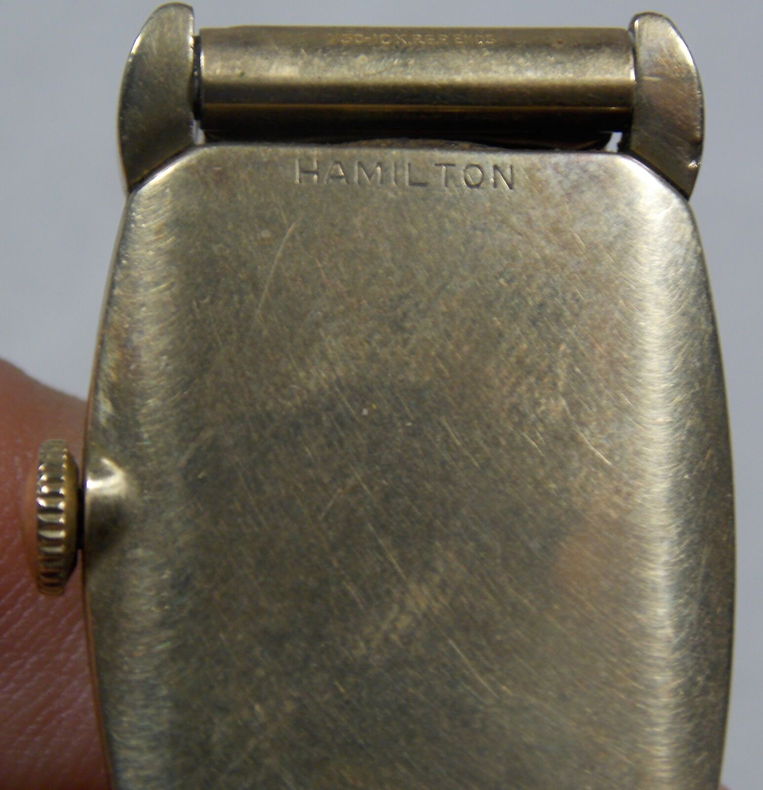 VINTAGE HAMILTON 10K GOLD FILLED L&K MEN'S WRIST WATCH SPEIDEL USA