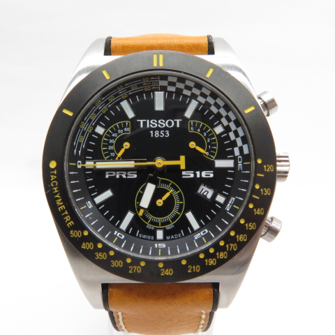 TISSOT Tissot PRS516 J565 665 Retrograde T91.1.428.51 Black dial