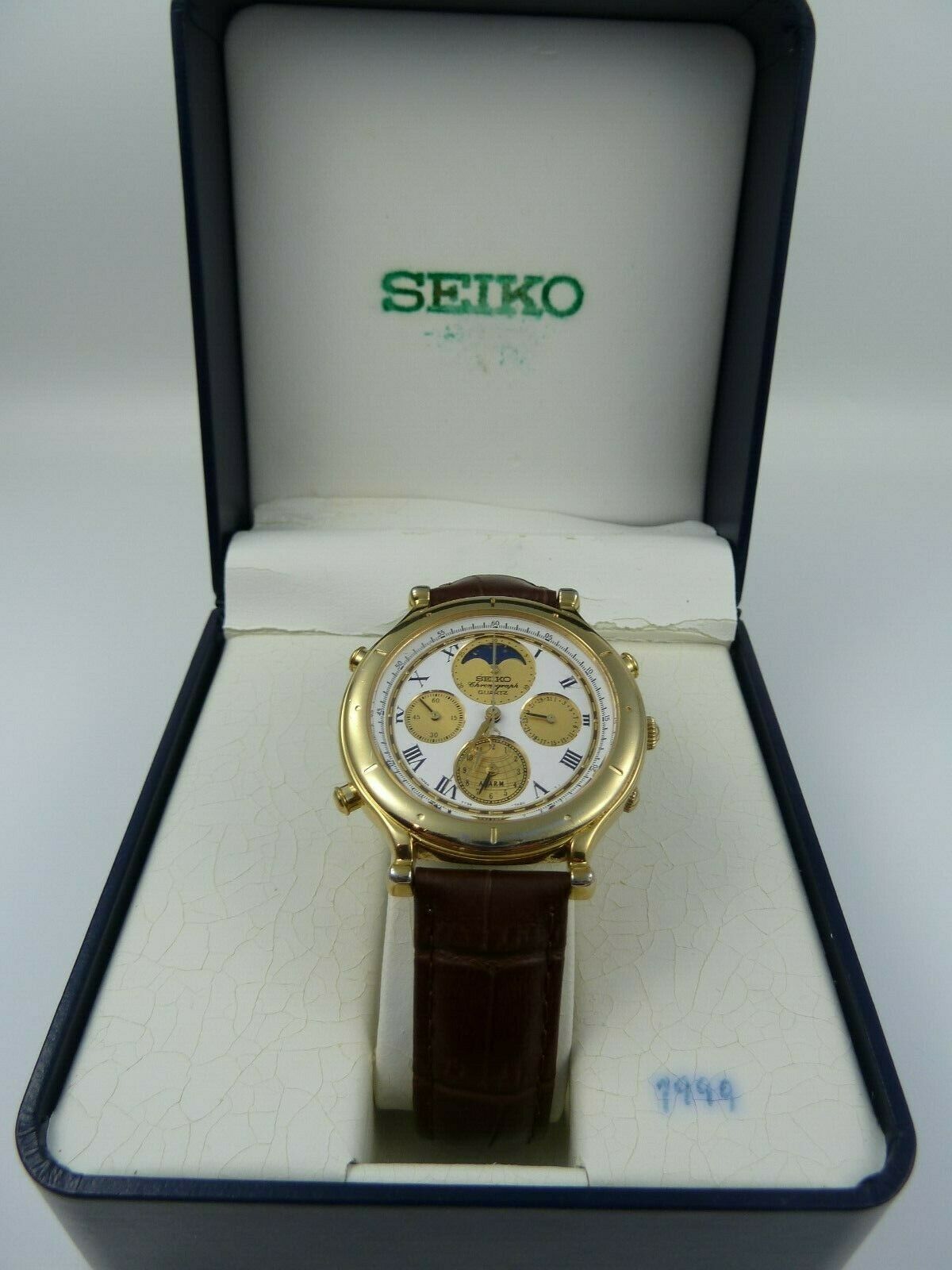 Seiko 7T36- 7A10, Chronograph, Age of Discovery, Mondphasenanzeige