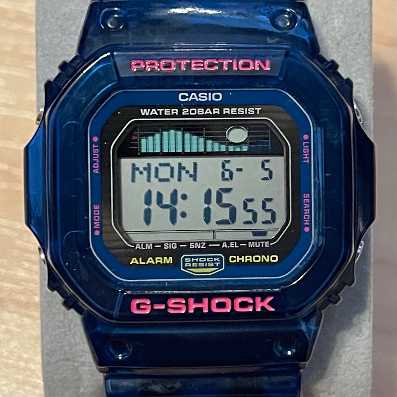 WTS] Casio G-Shock GLX-5600C-2 Blue Jelly Surf G-Lide Tide &amp