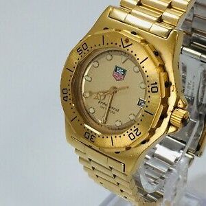 TAG HEUER Watch 3000 934.413 Quartz 18K Gold Plated Date TAG HEUER Watch 3000 934.413 Quartz 18K Gold Plated Date