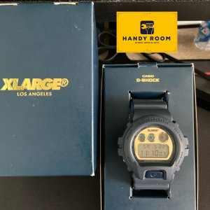 Limited Time Offer] RARE XLARGE x G-SHOCK DW-6900 25th Anniversary Navy  Limited ULN JAPAN SET DW-6900FS | WatchCharts Marketplace