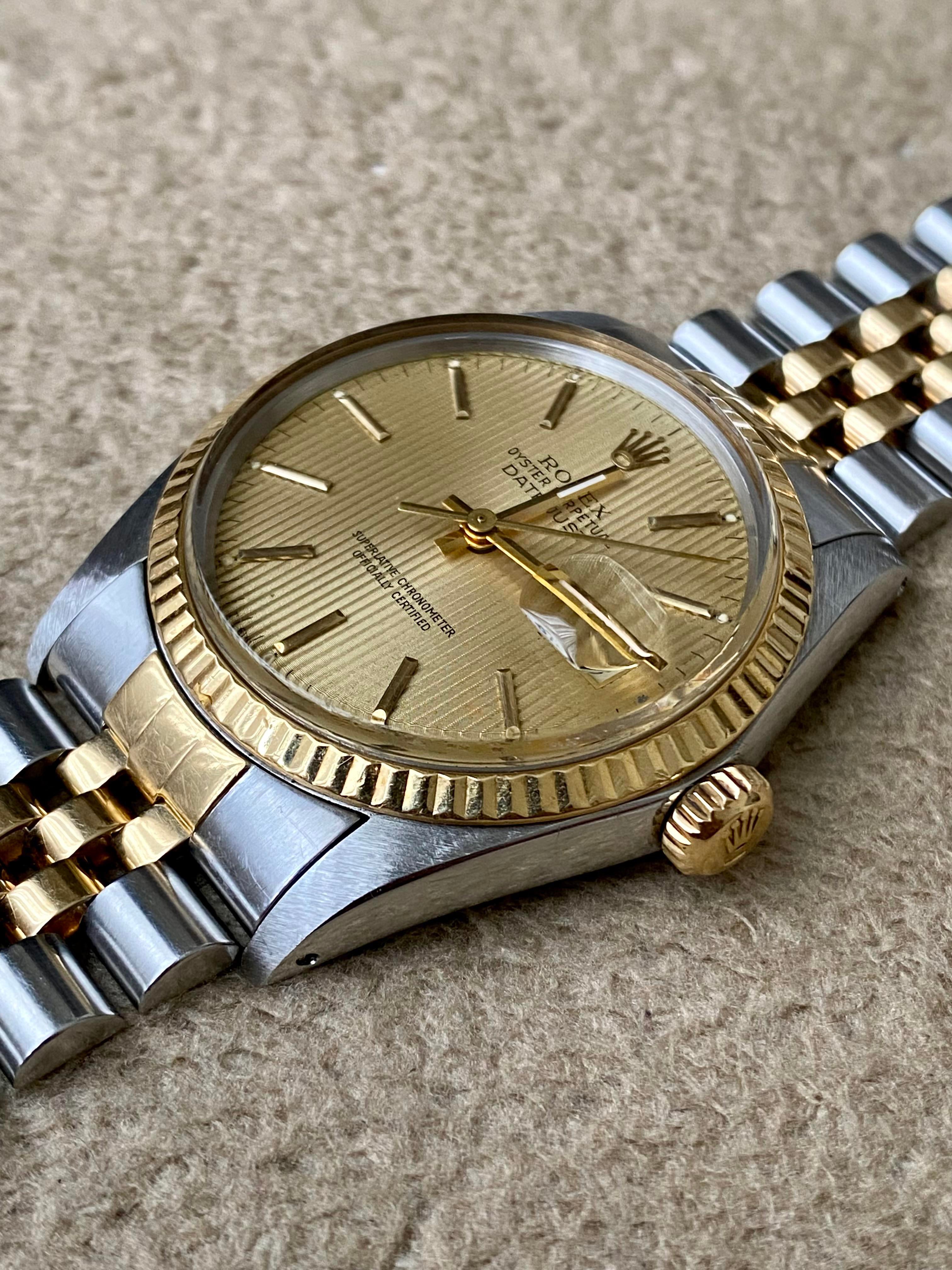 WTS Rolex Datejust 16013 American Psycho Tapestry Dial Circa 1984 WatchCharts Marketplace