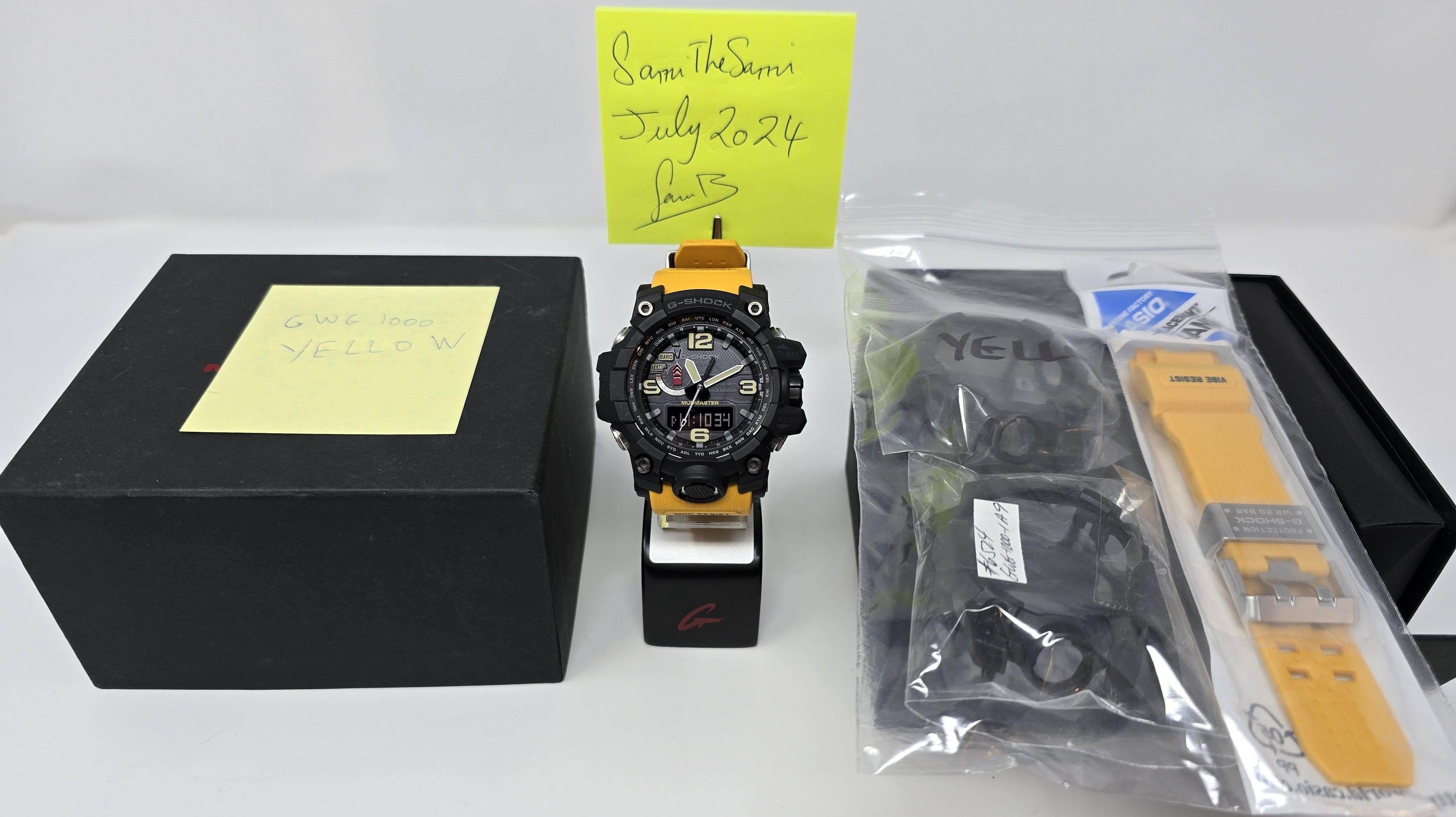 WTS] Casio G-Shock GWG-1000-1A9 YELLOW Mudmaster - Brand New Band 
