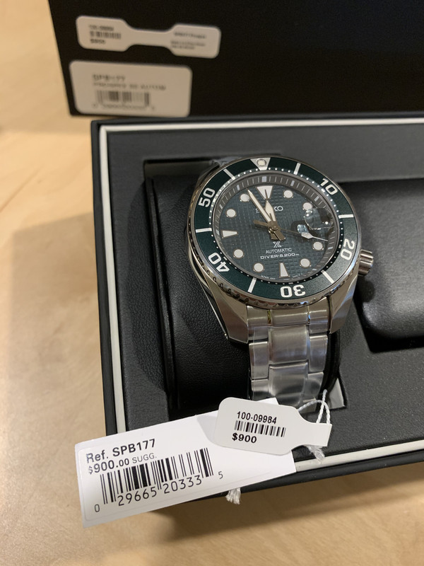 FSO: BNIB Seiko Green Sumo SPB177 