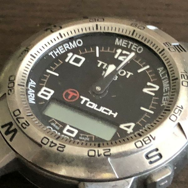 FOR REPAIR Tissot T-Touch Titanium 1853 Z 253 353 Multi Sensor Watch ...