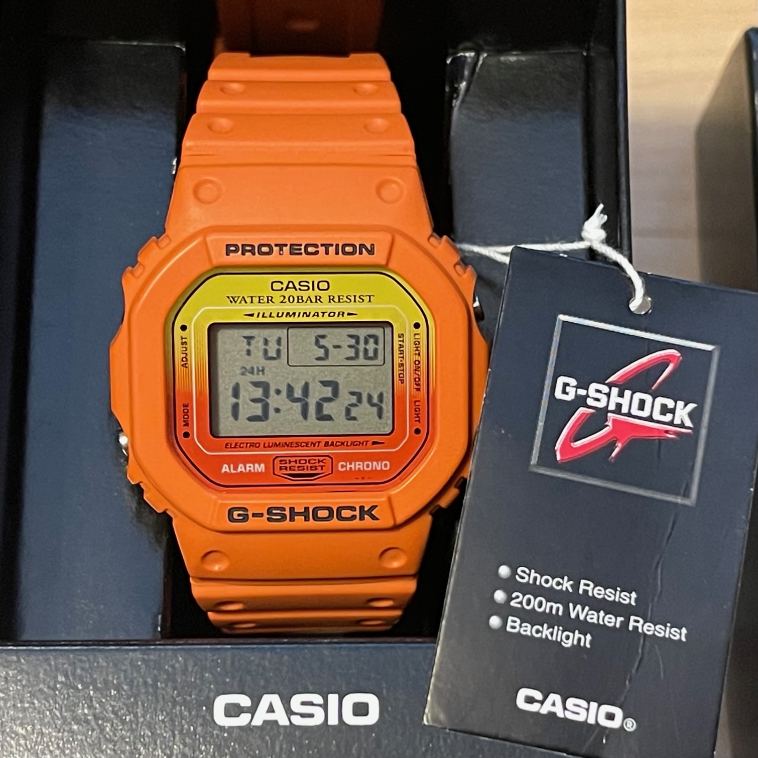 WTS] Casio G-Shock DW-5600LC-4JF Summer Gradation Series Orange