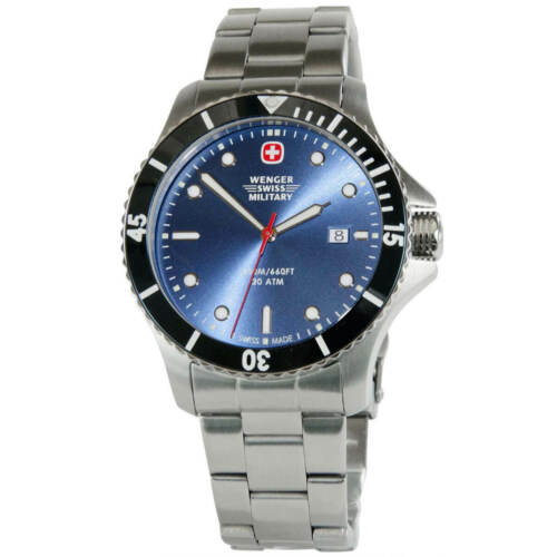 Wenger seaforce blue hot sale dial men's watch