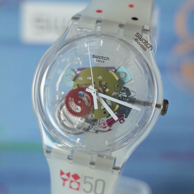 Swatch 50 Year Israel Museum Watch SUOK111F Random Ghost | WatchCharts