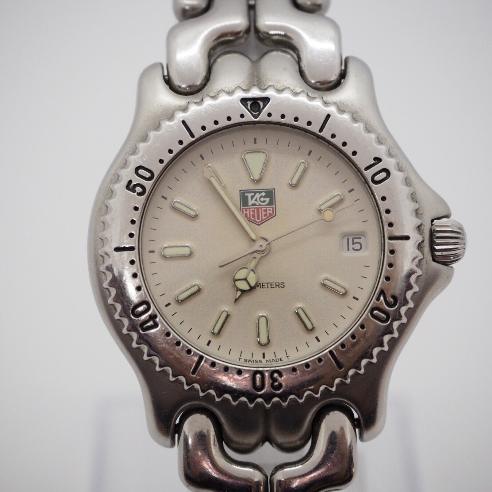 For Parts Tag Heuer Sel Watch S99.006M Vintage Quartz Date Mens