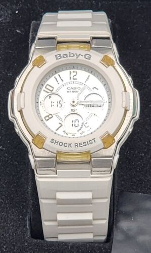 CASIO White BABY G SHOCK Ladies Watch BGA 110 5001 Water Resistant 10 BAR WatchCharts Marketplace