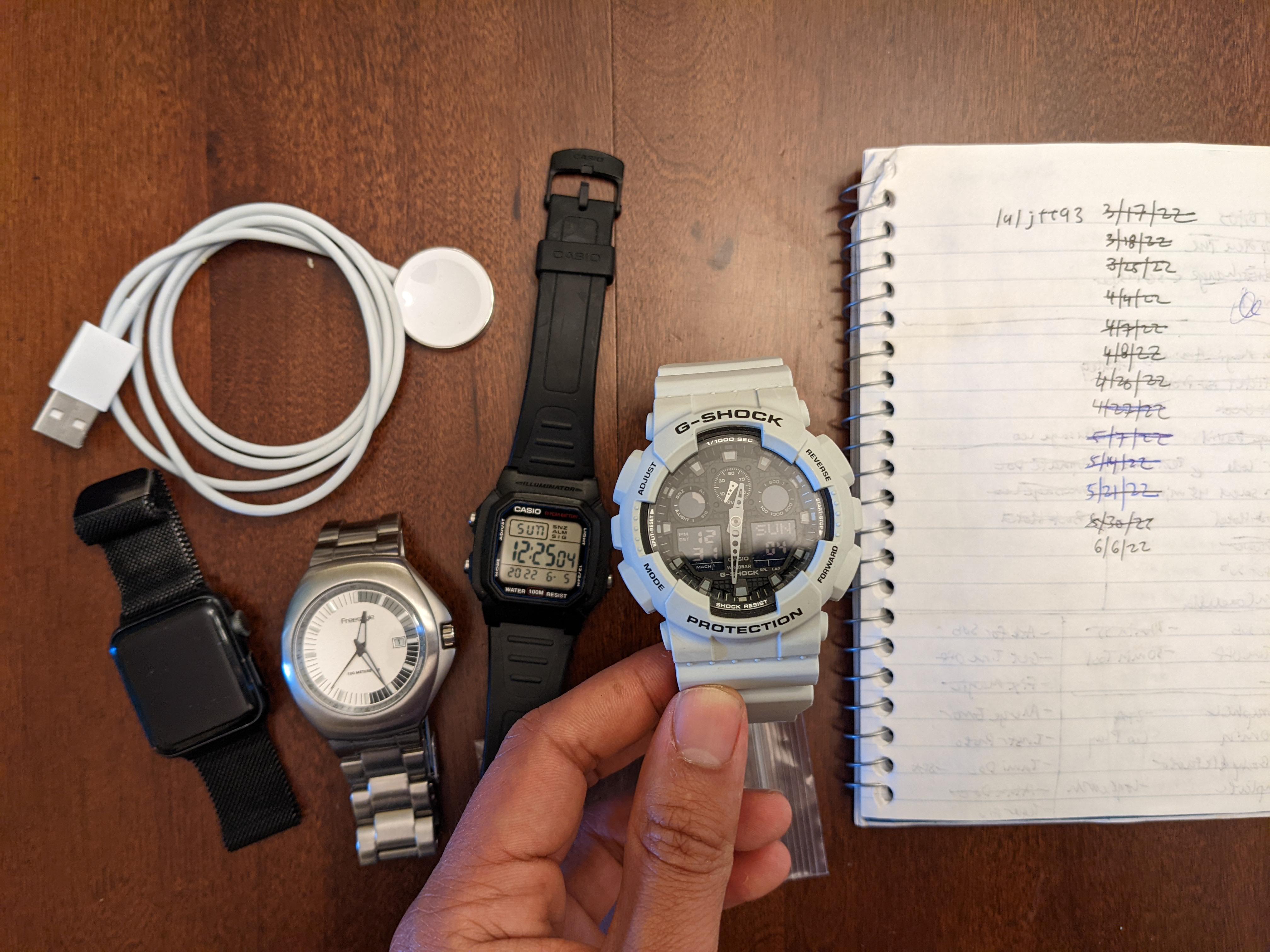 g shock watch charger