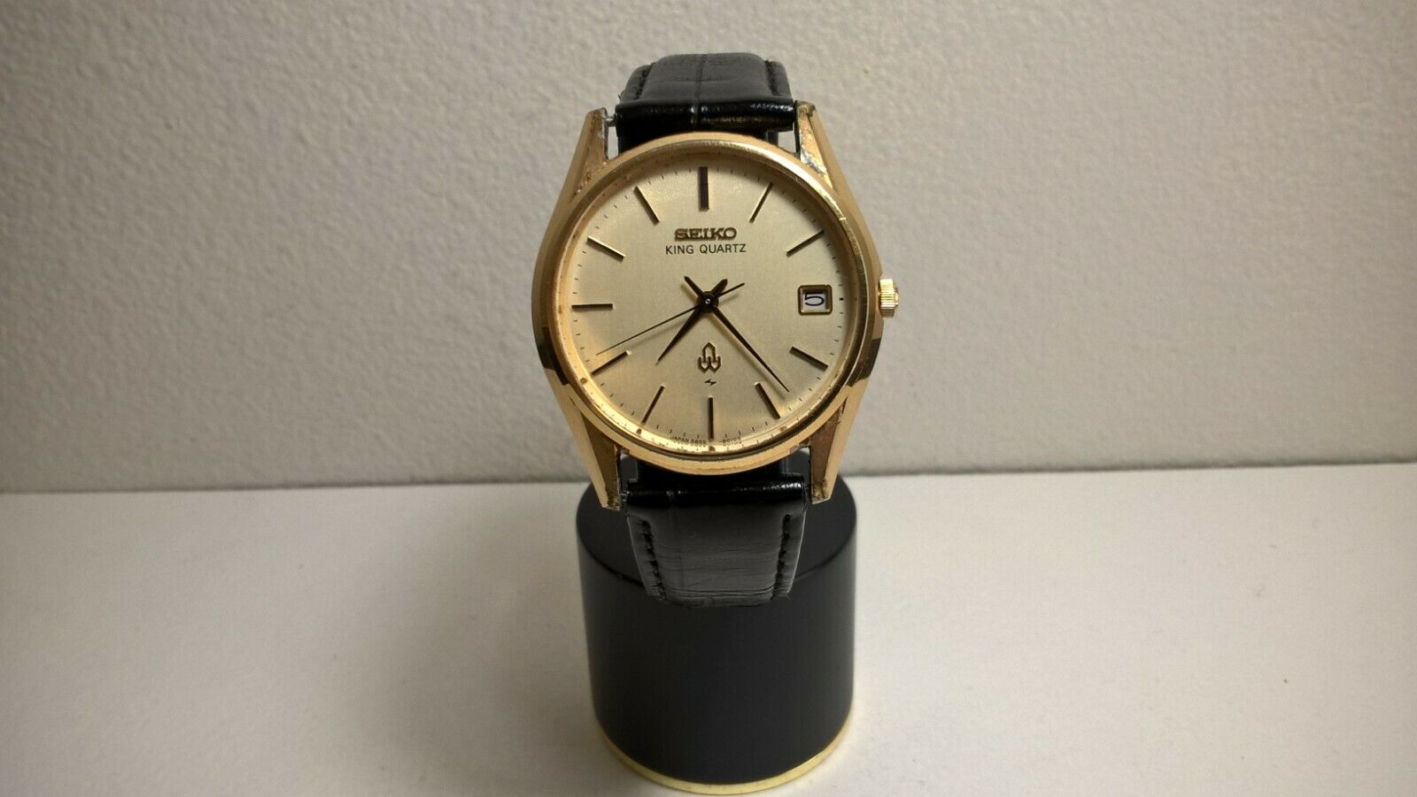 Vintage Gold Seiko King Quartz QHC804 5855-8010; Original Papers 