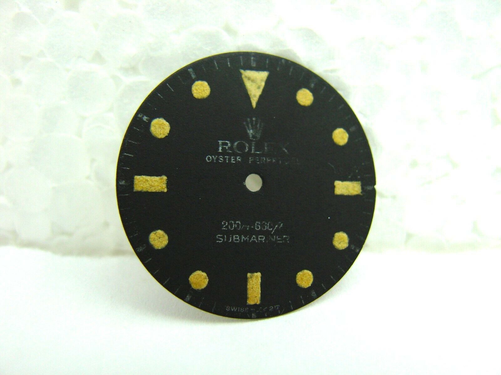 DIAL, VINTAGE ROLEX SUBMARINER 5513 DIAL FOR REPAIR, PARTS
