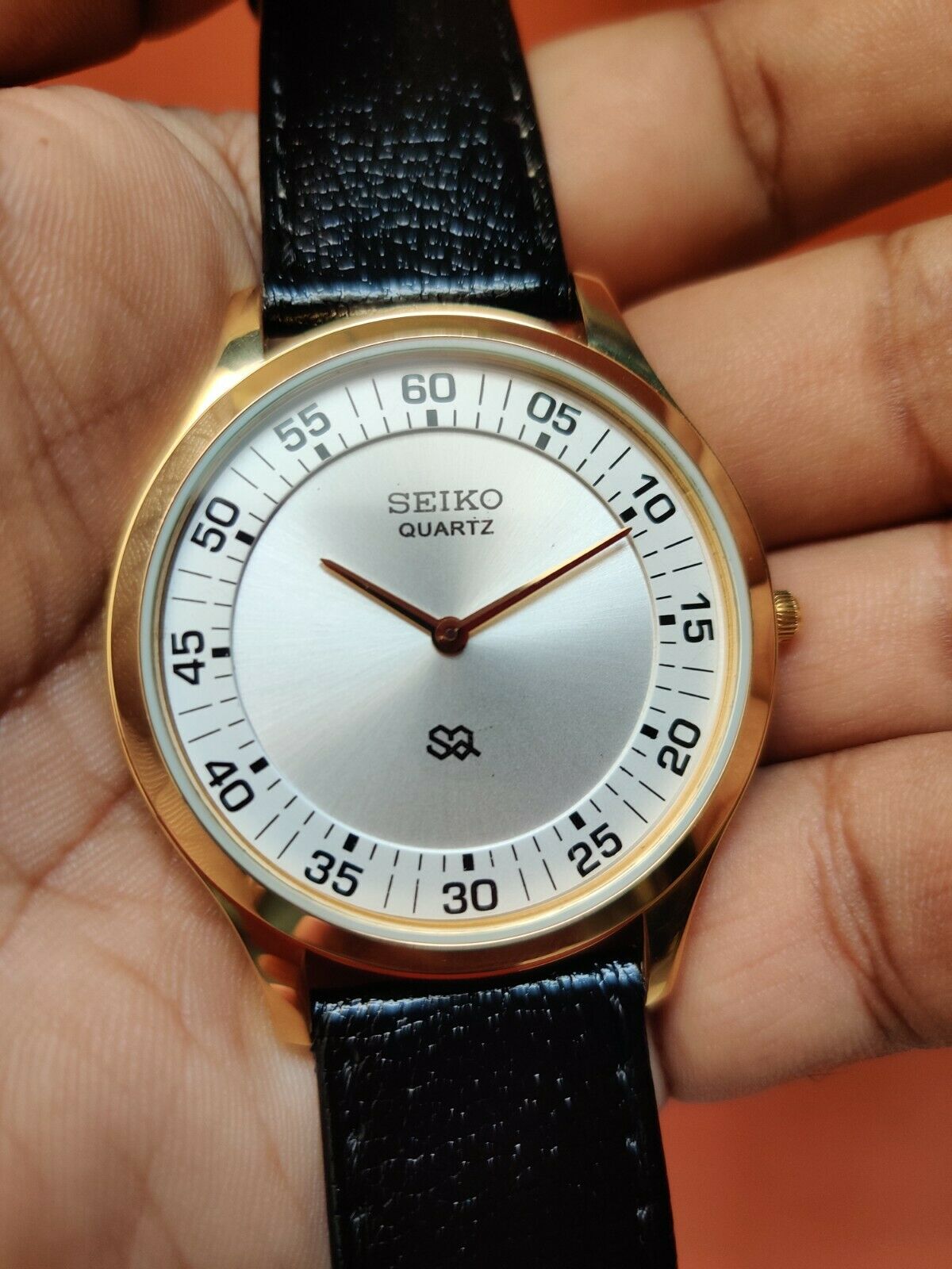 Seiko quartz super slim mens gold plated silver dial japan made watch  series | WatchCharts