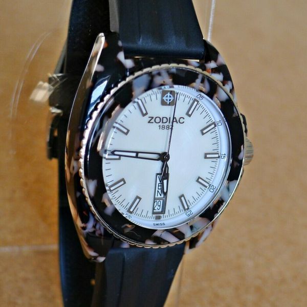 ZODIAC ZS5543 SPEED DRAGON MOTHER OF PEARL 41MM UNISEX WATCH