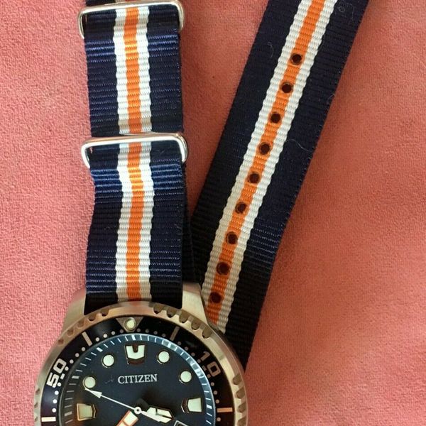 GREAT! Citizen Promaster Diver BN015109L Wrist Watch for Men (Blue