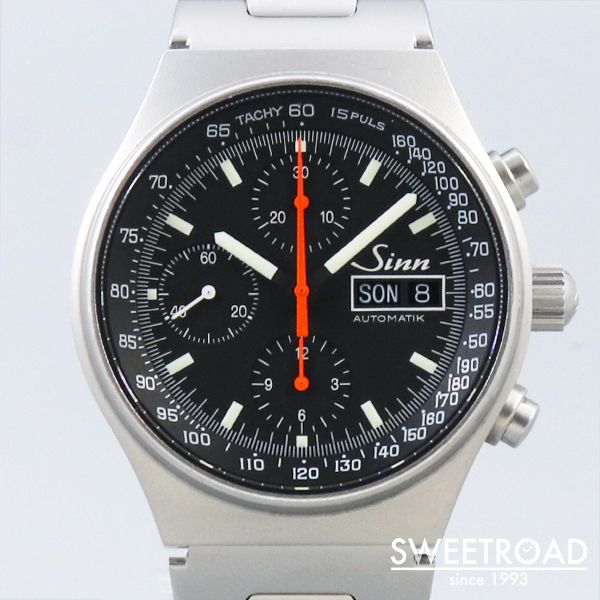 [Sinn / Sinn] 144.ST.SA / Selfwinding chronograph / Tachymeter / Pulse meter / Back skeleton