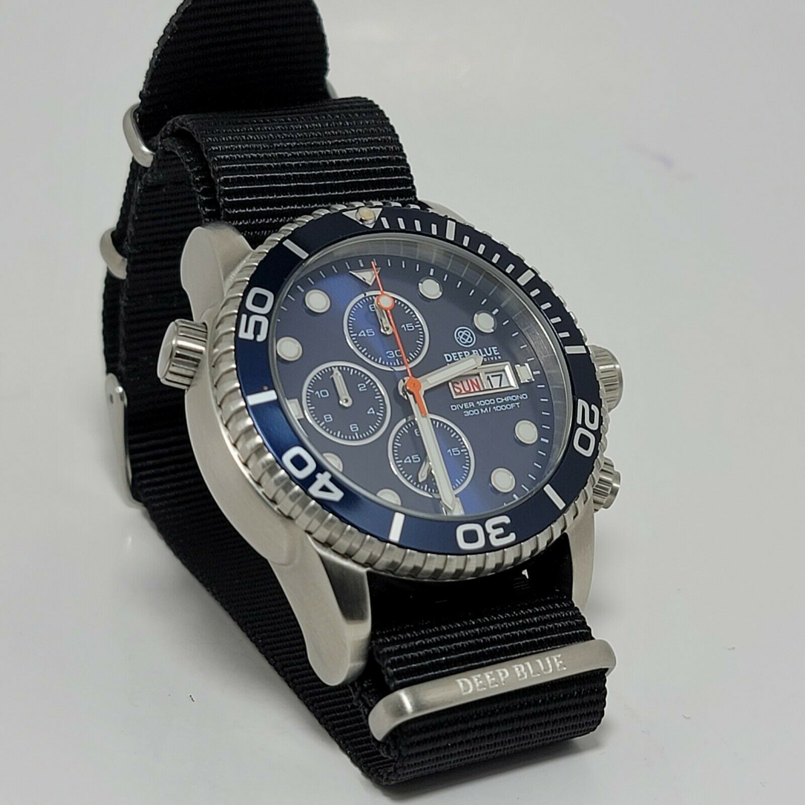 Deep blue diver 1000 sales 40mm