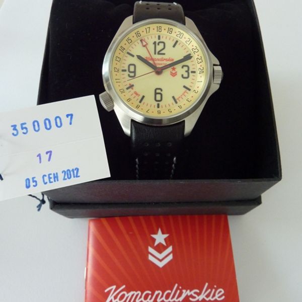 FS: Vostok Komandirskie K-34 2426/350007 GMT Price reduced | WatchCharts
