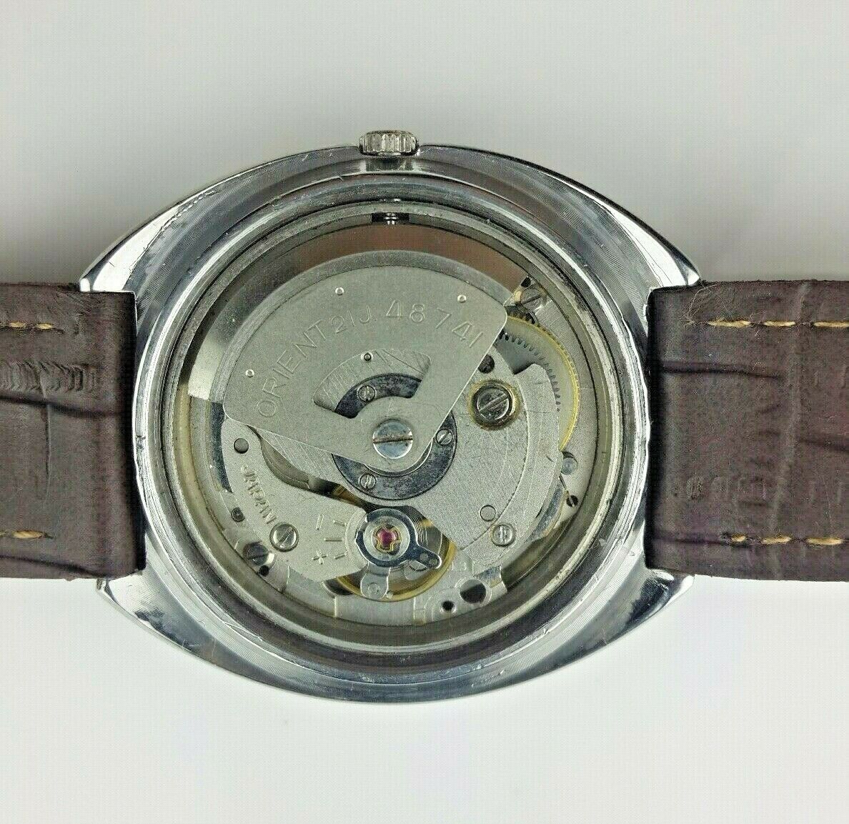 VINTAGE ORIENT 48741 21J AUTOMATIC MENS JAPAN ORIGINAL DIAL WRIST