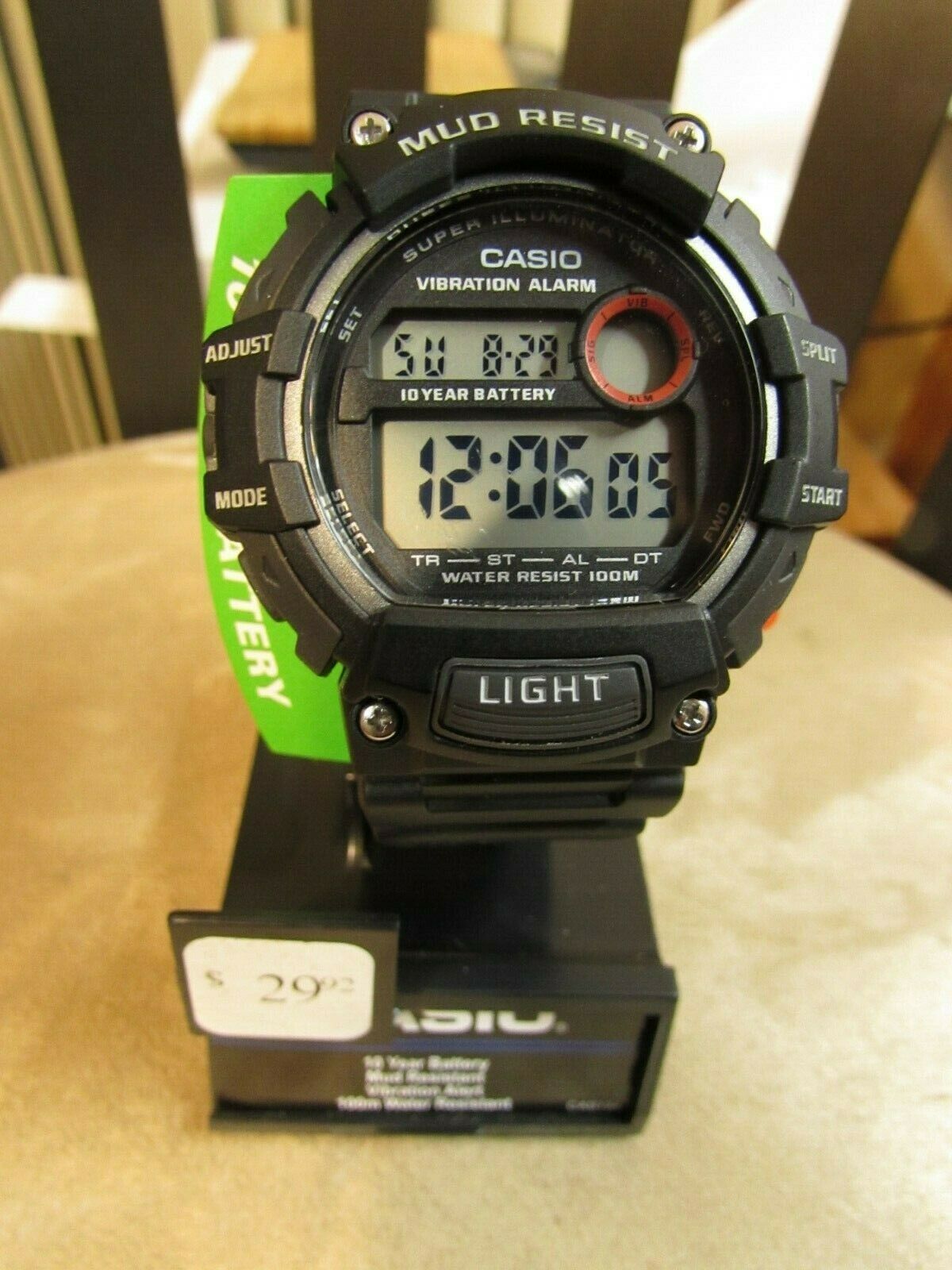 casio illuminator countdown timer