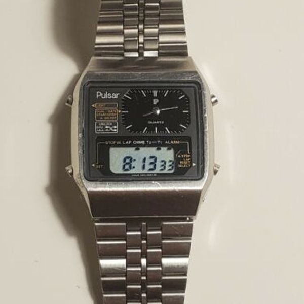Pulsar (Seiko) Y651-5030 Rare Analog-Digital Vintage Watch  display picture 2
