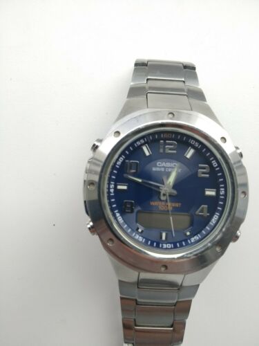 Casio Herrenuhr Funkuhr WVA 230DE 2AVER 43mm Wave Ceptor gebraucht