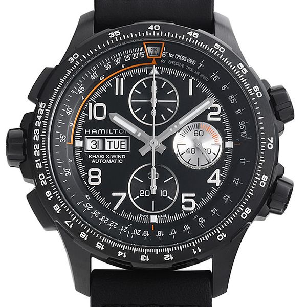 Hamilton Khaki Aviation X-Wind Auto Chrono PVD (H77736733) Historical ...