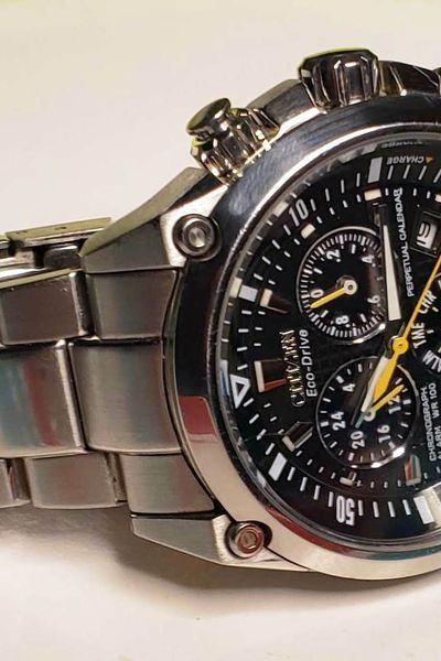 Citizen Eco-Drive Perpetual Calendar Alarm Chronograph E820