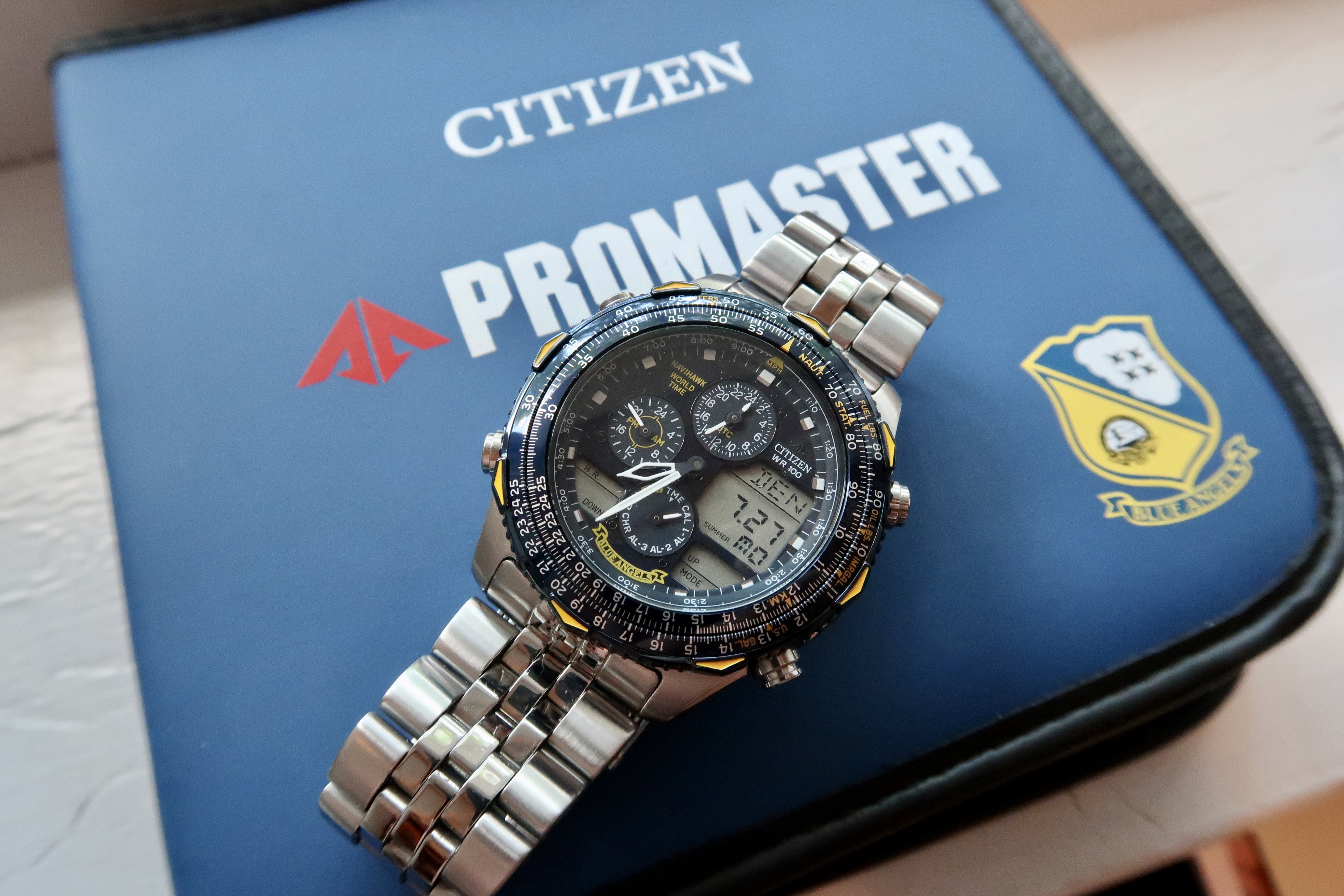 FS Citizen Navihawk Blue Angels C300 Collector s Set Mint