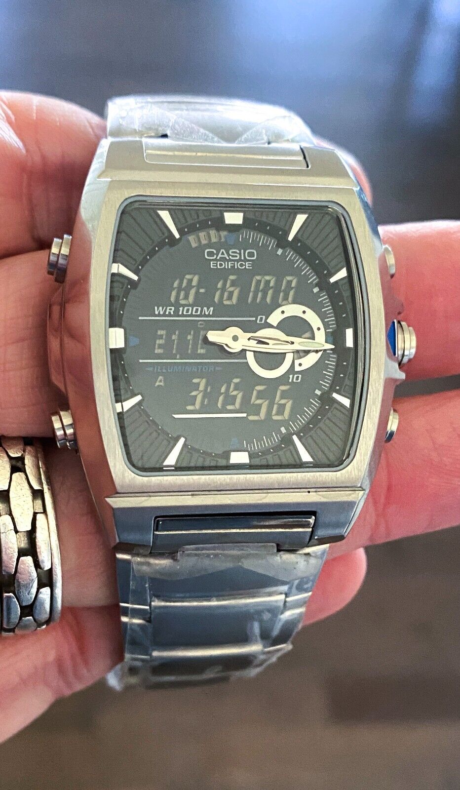 Casio EFA120D-1AV Men's Edifice Ana-Digi Alarm Chronograph