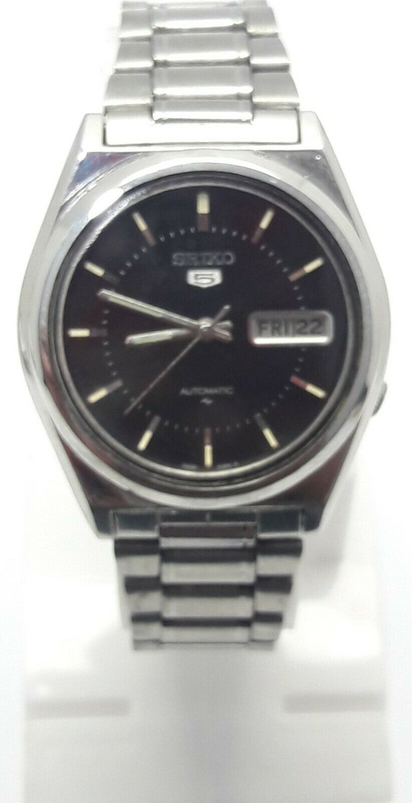 VINTAGE SEIKO 5 7009 8760 F AUTOMATIC 17J JAPAN MEN S WATCH 1524