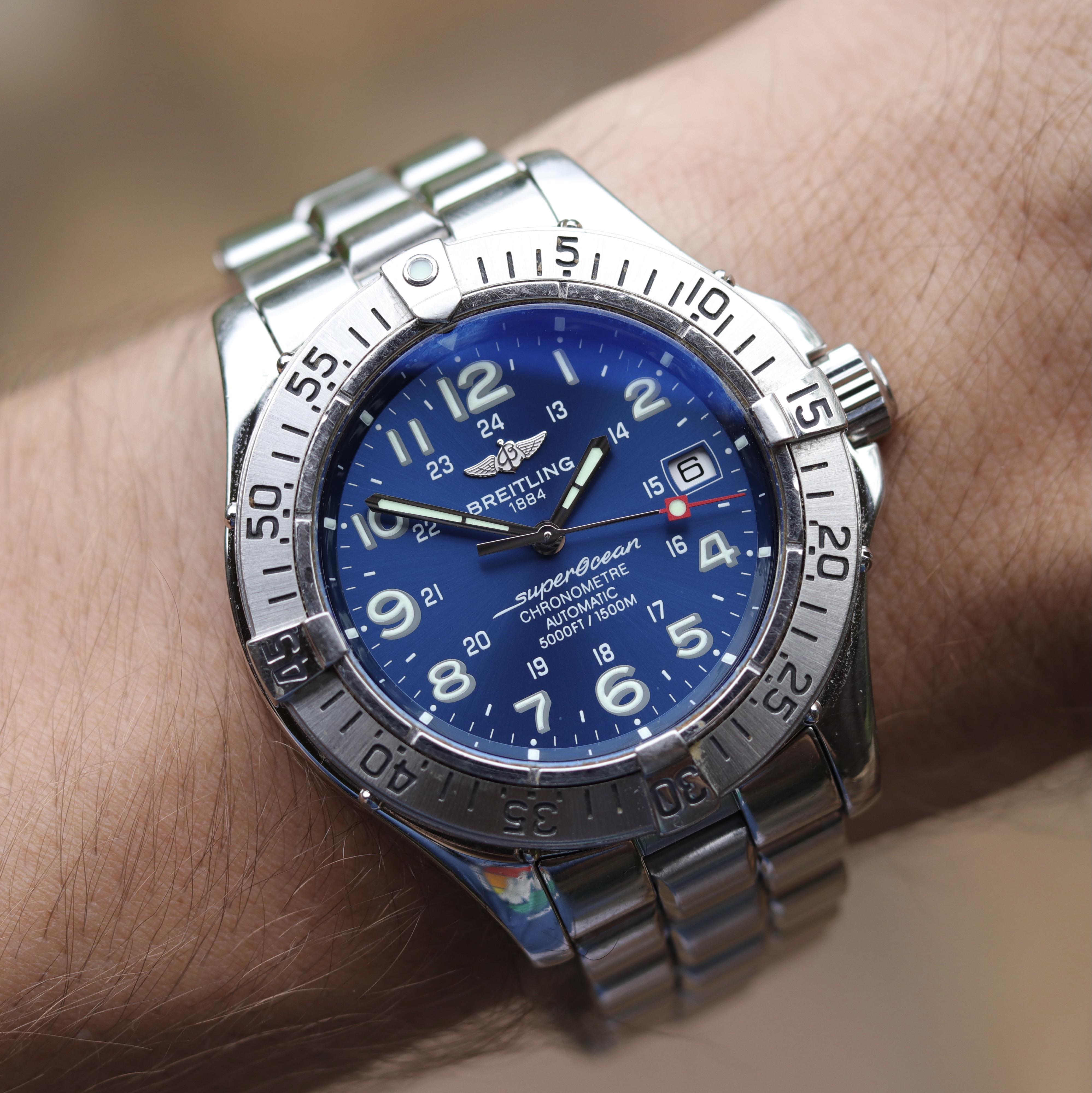 breitling superocean a17360