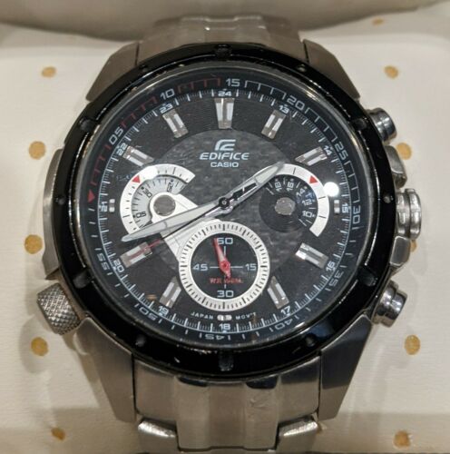 Casio Edifice EF-535 5106 Stainless Steel Water Resistant 10Bar Watch |  WatchCharts