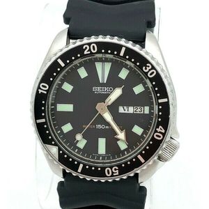 Vintage Seiko Divers 200m Black Dial 6309-7290 Automatic Watch | WatchCharts
