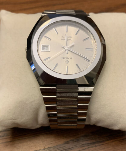 Vintage Rado Diastar 89 Carbide Case Wrist Watch 729.1706.3 With 
